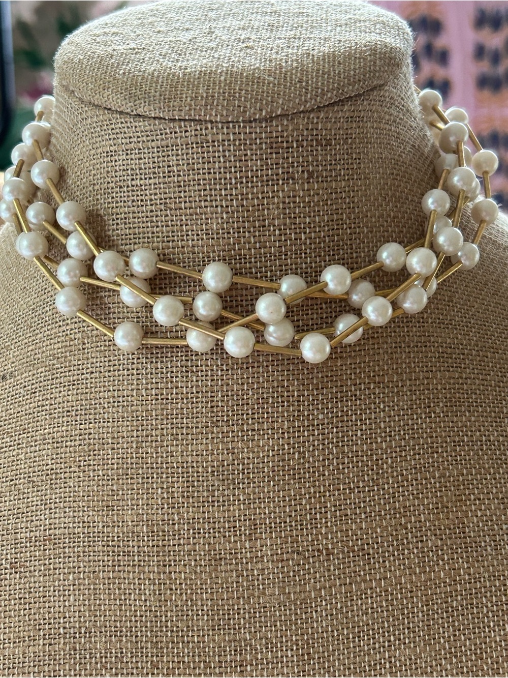Avon pearl necklace vintage